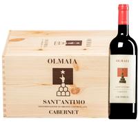 Olmaia Cabernet Sauvignon Sant'Antimo DOC 2016 (BIO) 6 bottiglie in cassetta di legno 4,5 l