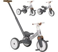 Olmitos - Triciclo Evolutivo Fox 5 in 1 - Bicicletta a Equilibrio e Pedali per Bambini da 18 Mesi a 3 Anni - Triciclo Senza Pedali Sicuro e Divertente, Bicicletta per Bambini (grigio)