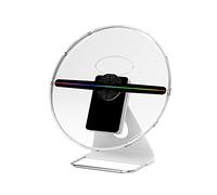 Ologramma 3D, 30cm Holographic Projection Pubblicità macchina Nudo Eye Desktop Desktop Stereo Display con Audio WiFi Aggiornamento versione