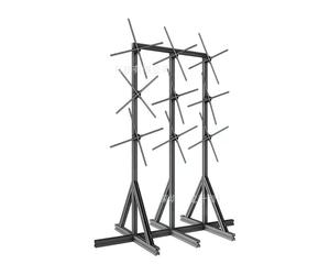 Ologramma 3D, Macchina pubblicitaria for fan con ologramma 3D, staffa da pavimento for schermo di giunzione 60CM 3 * 3 Set completo Ventola for ologramma 3D