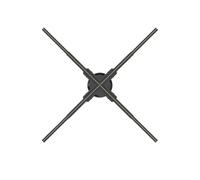 Ologramma 3D Proiettore Pubblicità Display Led Luce Insegna Lettore Olografico Supporto Immagini Video for Fiere, Feste Immagini vivide(60cm 720LED)