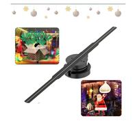 Ologramma 3D, Ventilatore proiettore olografico 3D WiFi da 42 cm - Telecomando, display LED e alimentazione for pubblicità olografica