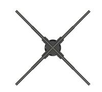 Ologramma 3D Ventilatore Pubblicità Display Luci Led Luce Segnale Lettore Olografico Supporto Immagini Video Attira Pubblico(D-60Ucm 1184LED)