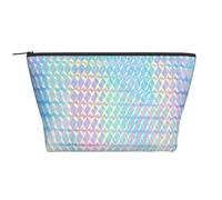 Ologramma olografico di colore arcobaleno colorato, Borsa da toilette Borsa per trucco Borsa per cosmetici Borsa da toilette da viaggio portatile