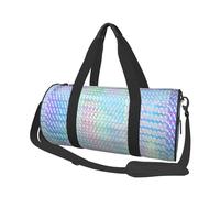 Ologramma olografico di colore arcobaleno colorato, Borsone da viaggio di grande capacità Borsa rotonda Borsa da viaggio sportiva Borsa da viaggio Borsa da fitness