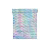 Ologramma olografico di colore arcobaleno colorato, Spremere il portafoglio superiore da donna Borsa portaoggetti Piccola portamonete Portamonete