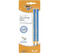 Olówek grafitowy Bic Kids trójkatny Beginners 2 sztuki mix kolorów