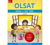 OLSAT Grade 3 Test Prep Level D: 3 Practice Tests for the OLSAT Level D