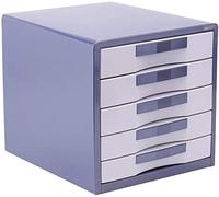 OLSKFUH Armadietto Per Schedari Scatola Per Archiviazione Informazioni A4 Guscio In Metallo A 5 Strati + Cassetto In Plastica Dura Tipo Organizer Per File Da Scrivania,