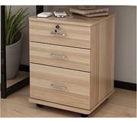 OLSKFUH Armadietto Portadocumenti Armadietto Portadocumenti Con 3 Cassetti Armadietto Portadocumenti In Legno Organizzatore Portadocumenti Rimovibile Forniture Per Ufficio Mobil,D