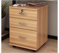 OLSKFUH Armadietto Portadocumenti Armadietto Portadocumenti Con 3 Cassetti Armadietto Portadocumenti In Legno Organizzatore Portadocumenti Rimovibile Forniture Per Ufficio Mobil,C