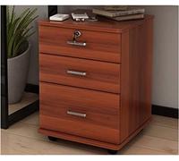 OLSKFUH Armadietto Portadocumenti Con 3 Cassetti Armadietto Da Ufficio In Legno Armadietto Portadocumenti Rimovibile Organizzatore Di File Forniture Per Ufficio Mobili Per Uffic,Gold