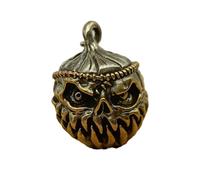 OLSKFUH Ciondolo in Ottone con Perline edc A Forma di Teschio di Zucca Horror, Forniture per La Creazione di Gioielli, Strumenti Fai da Te per Esterni, Perline in Paracord, Cordino Co,