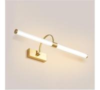OLSKFUH Lampada da Parete in Rame per Bagno, Specchio con Luce LED Frontale da 73 Cm, 29 W, Applique da Parete sopra Lo Specchio, Luci per Il Trucco, Lampade per Specchio da Tru,Copper-4000k