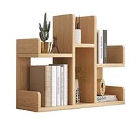 OLSKFUH Libreria Semplice Da Scrivania, Libreria A Forma Di Montagna, Scaffale Espositivo Multistrato, Utilizzabile Per Piccole Librerie, Scaffali Portaoggetti E Contenitor,Beige