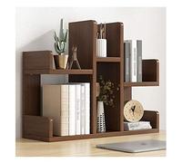 OLSKFUH Libreria Semplice Da Scrivania, Libreria A Forma Di Montagna, Scaffale Espositivo Multistrato, Utilizzabile Per Piccole Librerie, Scaffali Portaoggetti E Contenitor,Brown