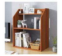 OLSKFUH Librerie, Scaffali Da Scrivania, Scaffali Da Ufficio, Organizzatori Da Scrivania, Casa, Camera Da Letto, Piccolo Scaffale Portaoggetti, Libreria Semplice Multistrat,Brown