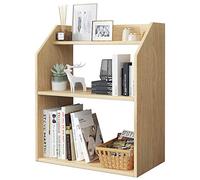 OLSKFUH Librerie, Scaffali Da Scrivania, Scaffali Da Ufficio, Organizzatori Da Scrivania, Casa, Camera Da Letto, Piccolo Scaffale Portaoggetti, Libreria Semplice Multistrat,Natural