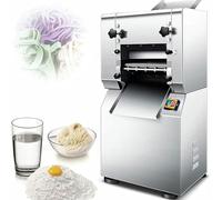OLSKFUH Macchina per La Pasta Elettrica Professionale da 1500 W con Affettatrice per Tagliatelle in Acciaio Inox per Spessori di Impasto da 1 A 10 Mm E Larghezza di Tagliatelle D,