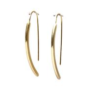 OLSKFUH Orecchini A Bottone per Donna, Orecchini in Argento per Donna, Barra Verticale in Argento Sterling 925, Barra Pendente Placcata in Oro, Orecchini Pendenti per Donna,