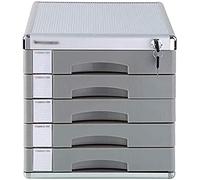 OLSKFUH Organizzatore Di Cartelle Per Ufficio Con Schedario E Organizer Da Tavolo Con Cassetto Per Schedario Con Chiusura,