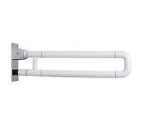 OLSKFUH Robusta Barra di Sicurezza per Doccia per Vasca da Bagno, Corrimano per WC, Corrimano di Sicurezza per Anziani, Corrimano Antiscivolo per Scale del Bagno, Barre di Suppor,White-Folding