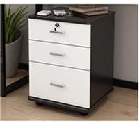 OLSKFUH Schedario Con 3 Cassetti Armadietto Da Ufficio In Legno Armadietto Portadocumenti Rimovibile Organizzatore Di File Forniture Per Ufficio Mobili Per Ufficio,Grey