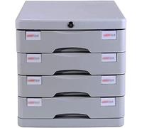 OLSKFUH Schedario In Plastica Per Ufficio Con Cassetto Con Chiusura. Armadietto Dati. Organizzatore Di File,