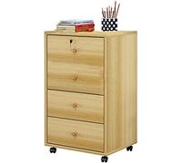 OLSKFUH Schedario, Schedario Per Ufficio In Legno, Pavimento Mobile, Armadio Basso, Serratura, Cassettiera, Armadietto Portaoggetti, Organizzatore,C1