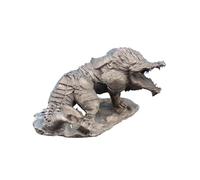 OLSKFUH Statuette di Alligatori Giganti Preistorici in Ottone, Statuette in Miniatura di Alligatori in Metallo, Decorazioni da Tavolo, Accessori per La Decorazione di Micro Paesaggi E,