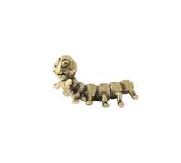 OLSKFUH Statuette di Bruchi Interessanti in Ottone, Statuette di Insetti Animali in Metallo, Ornamenti da Tavolo, Decorazioni per Micro Paesaggi, Bonsai per La Casa,