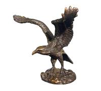 OLSKFUH Statuette retrò in Ottone con Aquila, Statuette in Bronzo con Animali E Uccelli, Sculture, Artigianato, Collezione, Ornamento da Tavolo, Bonsai, Paesaggio, Libreria, Mobiletto,