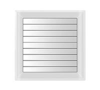 OLSKFUH Ventilatore di Ventilazione Ventilatore Elettrico A Persiana 4"" 6"" Ventilatore di Scarico per Finestra in Vetro da Parete per Bagno Bianco Piccolo Ventilatore di Scaric,6 Inches