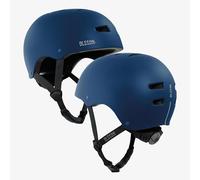 OLSSON Casco Urban Rider Taglie S a L (54-58 cm) - Regolabile - Omologato - Resistente agli urti a 360° - Fodera rimovibile - Ventilazione - Adatto per scooter pattini e skateboard (blu, S/M)