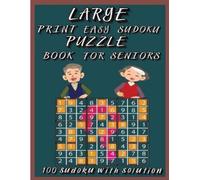 Olsson Foblood Large Print Easy Sudoku Puzzle Book for Seniors (Tascabile)