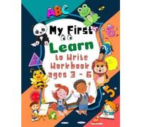 Olsson Foblood My First Learn to Write Workbook ages 3 - 6 (Tascabile)