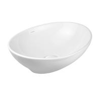 Oltens Etne lavabo 40x33 cm ovale da appoggio bianco lucida 40813000