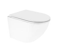 Oltens Hamnes vaso wc sospeso senza brida con scarico a vortice bianco lucida 42524000