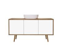 Oltens Hedvig armadietto 140x45x49.7 cm sottolavabo sospeso bianco -rovere 60205060