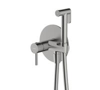 Oltens Molle rubinetto per bidet con set doccia da incasso nichel 31100910