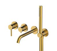 Oltens Molle rubinetto per vasca e doccia da incasso oro spazzolato 34105810