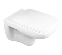 Oltens Ribe vaso wc con copriwater a discesa lenta sospeso senza brida bianco lucida 42010000