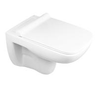 Oltens Ribe vaso wc con copriwater a discesa lenta sospeso senza brida bianco lucida 42011000