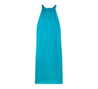 Oltre - Abito Lungo A-line in Raso - - Dresses - Donna - Blu - 3XL