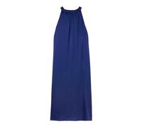 Oltre - Abito lungo a trapezio in raso - - Dresses - Donna - Blu - XL