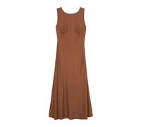 Oltre - Abito Lungo Fluido con Drappeggio - - Dresses - Donna - Marrone - L