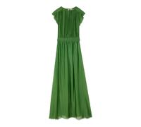 Oltre - Abito Lungo in Voile di Misto Seta - - Dresses - Donna - Verde - L
