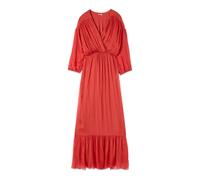 Oltre - Abito lungo in voile misto seta - - Dresses - Donna - Arancione - L