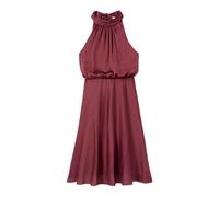 Oltre - Abito Midi Scollo All'americana in Raso - - Dresses - Donna - Rosso - L