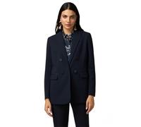 Oltre: Blazer con Dettagli in Raso Blu. 50 Stagione Autunno Inverno 2024